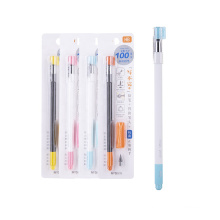 Andstal Super Durable Writing Time Eternal pencil Bule Body 24pcs/box Pen Grip Pencil For School supplies